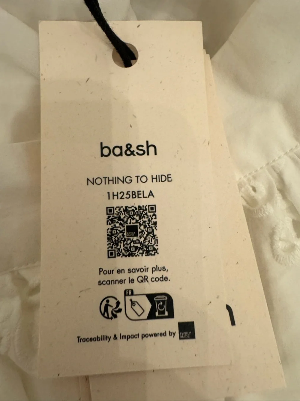 ba&sh White Eyelet A-Line Maxi Skirt - Picture 4 of 5
